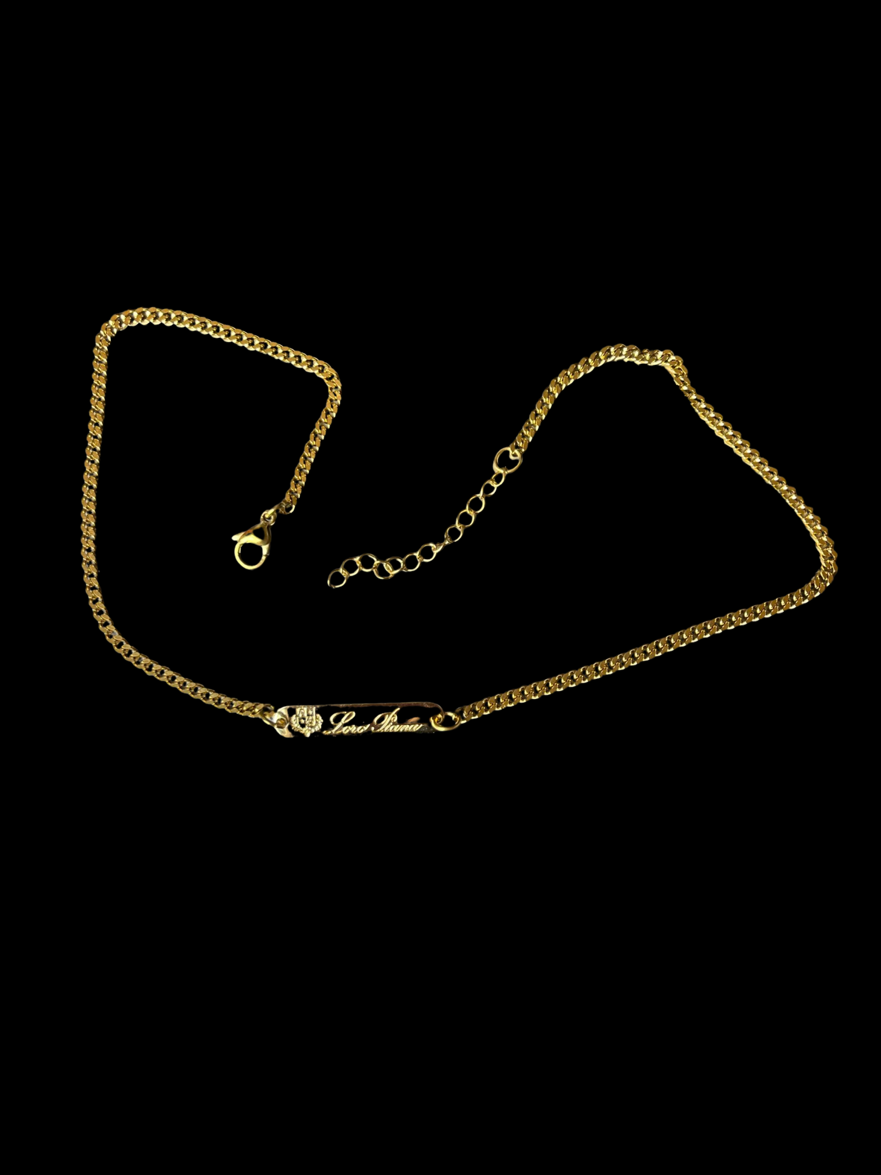 Repurposed Piana Gold Chain Necklace