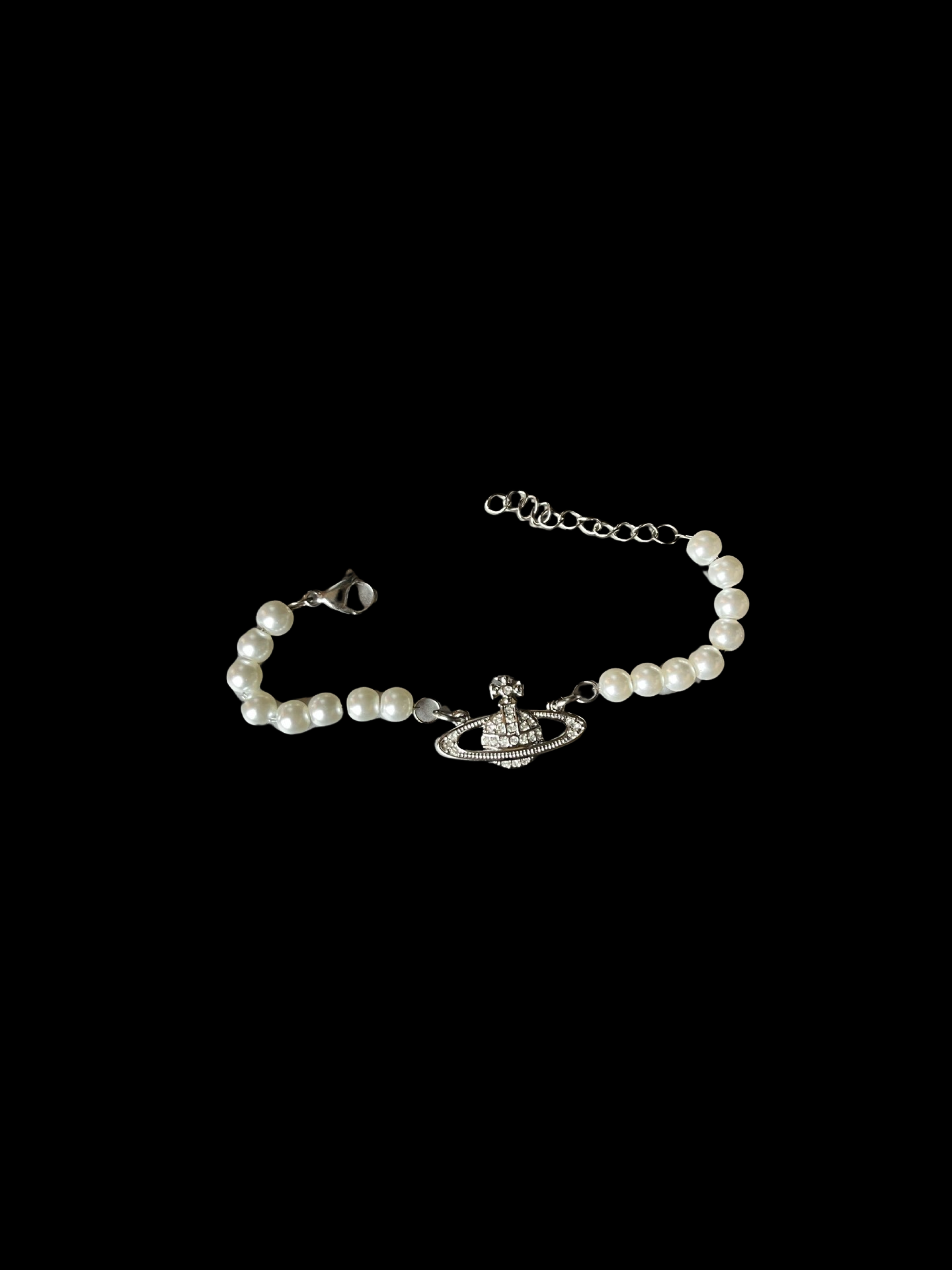 Repurposed Silver Vivi Pearl Bracelet